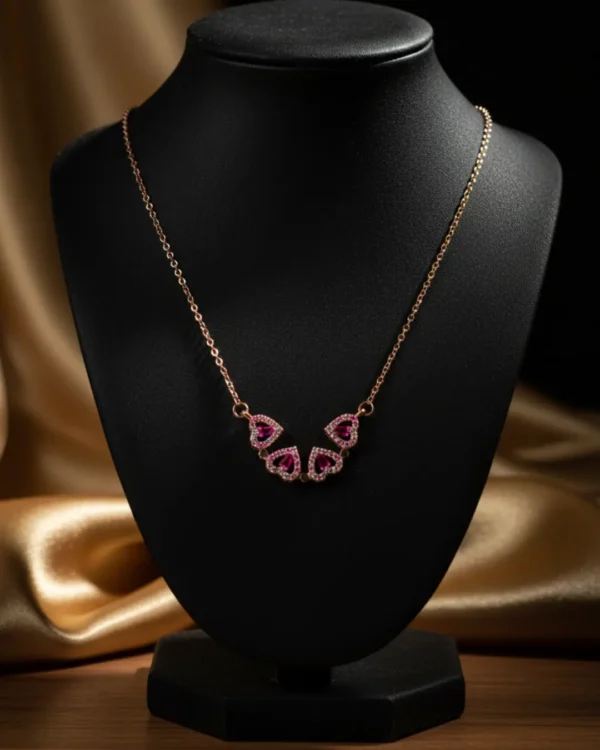 2-in-1 Gold Plated Floral Pendant – Open & Close Style 2 (1)