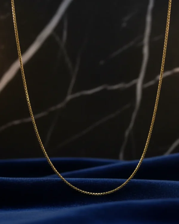 Classic Gold Plated Chain Necklace - Anti Tarnish 1