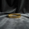 Geometric Textured Gold Plated Kada – Anti Tarnish 2