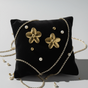 Gold Plated Floral Star Earrings – Anti Tarnish