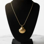 Gold Plated Shell Pendant – Anti Tarnish 1
