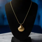 Gold Plated Shell Pendant – Anti Tarnish 2