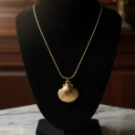 Gold Plated Shell Pendant – Anti Tarnish 3