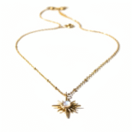 Radiant Sunburst Pendant Necklace - Anti Tarnish 2