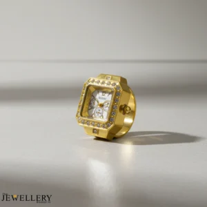 Regal Watch Dial Gold Plated Adjustable Ring – Anti Tarnish