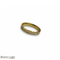Stones Band Gold Plated Ring – Anti Tarnish